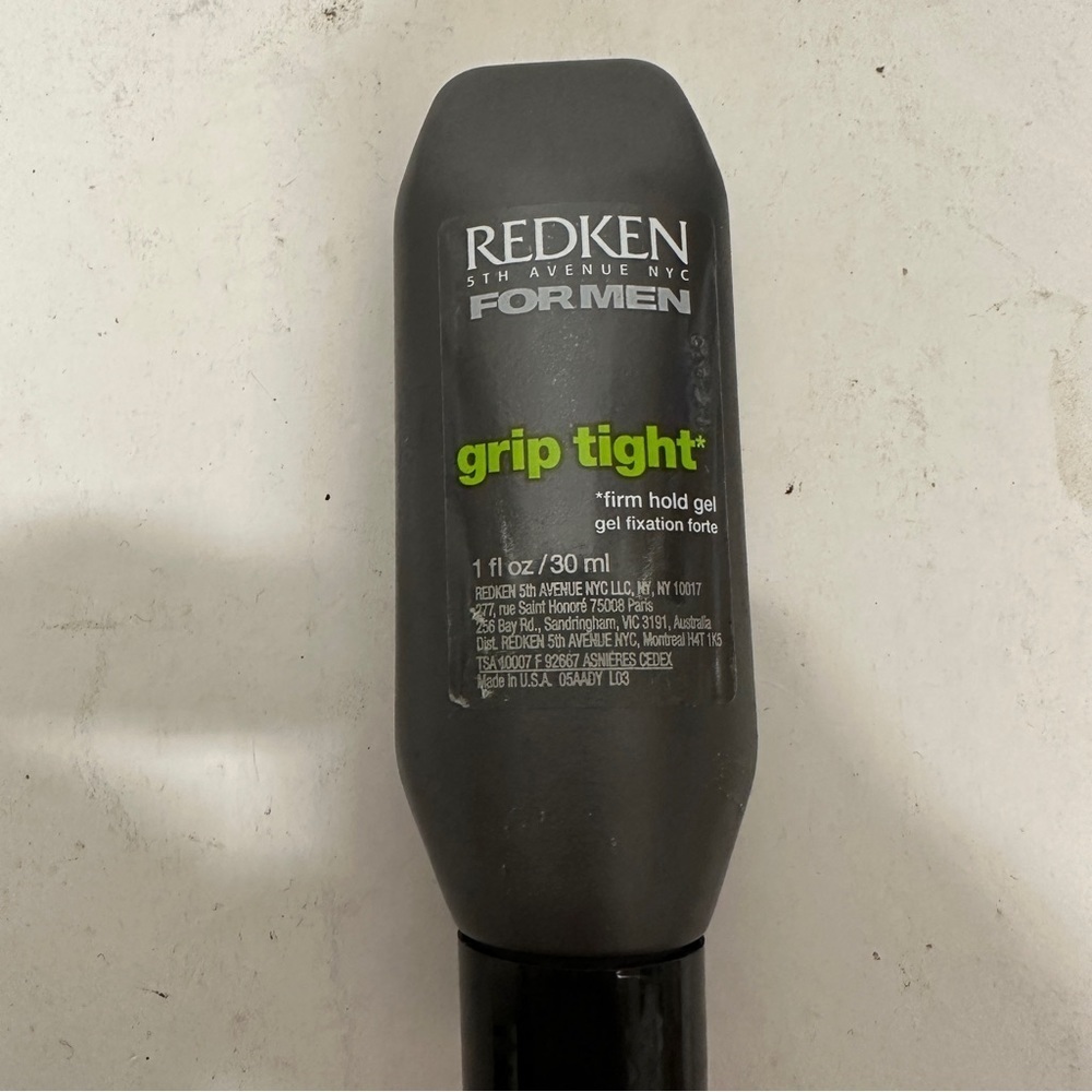 Redken For Men Grip Tight Firm Hold Gel 1 OZ HTF